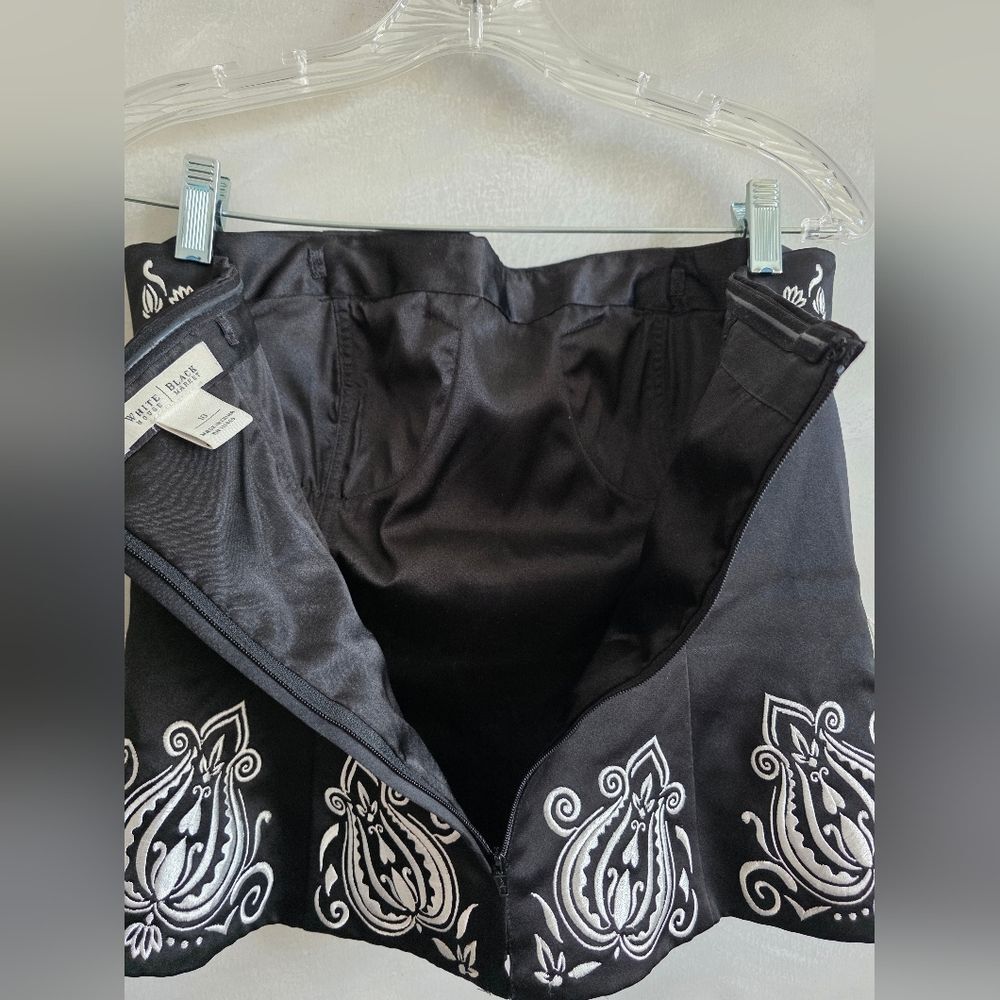 WHBM Floral Print Sateen Embrodiered Bustier Corset Size 10 Baroque Whimisigoth - Picture 7 of 12